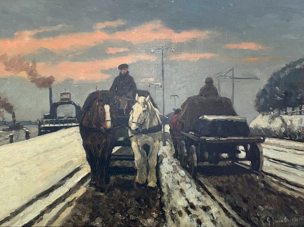 Gijsbertus Johannes van Overbeek (Dordrecht, 19 juli 1882 – Rotterdam, 25 februari 1947) was een Nederlandse illustrator, kunstschilder, tekenaar en boekbandontwerper. Hij werkte tot 1947 in Hillegersberg. Hij had een opleiding aan de Academie voor Beeldende Kunsten in Rotterdam. Hij maakte schilderijen van havengezichten, landschappen, stadsgezichten maar vooral werd hij bekend door zijn tientallen werken met afbeeldingen van werkende paarden zoals een paard of paarden voor een kar. Hij was ook voor verschillende uitgeverijen zoals het Nederlands Boekhuis en J.M. J.M. Bredée werkzaam als illustrator en boekbandontwerper. Hij maakte tevens illustraties voor het kindermaandblad Ons Thuis van Henriëtte Dietz en Katharina Leopold. Van Overbeek was lid van de kunstenaarsvereniging de Onafhankelijken in Amsterdam.